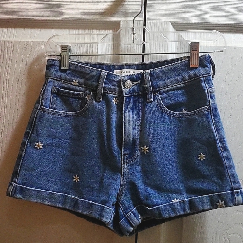 PacSun Denim Daisy Shorts